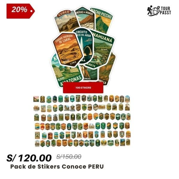 Pack Completo 100 Stickers Tourpasst